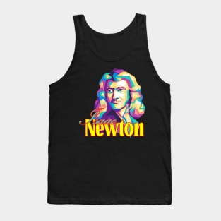 Popart Isaac Newton Tank Top